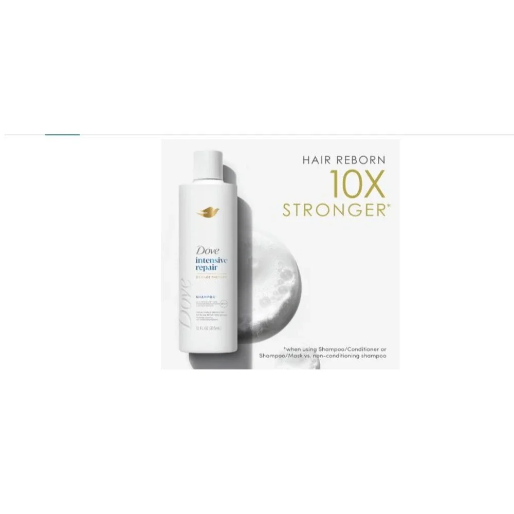 4-Pack Dove Shampoo Intensive Repair for Damaged Hair with Bio-Protein care 12oz